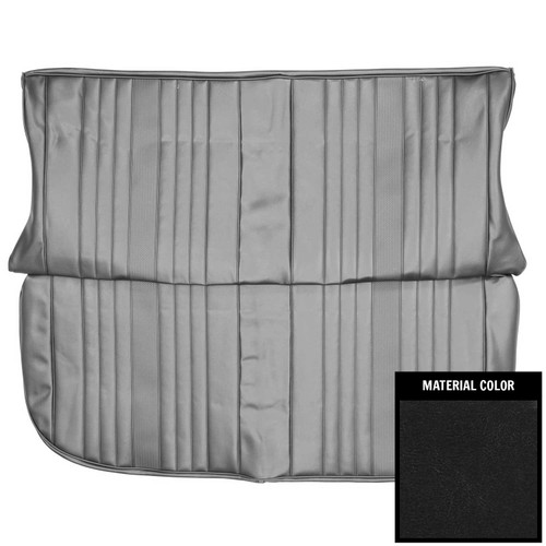 1969 Chevrolet Chevelle/Malibu 4-Door Wagon Black Rear Bench Seat Cover