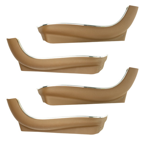 1966-1972 Chevelle/GTO/Cutlass/Skylark/Impala/Nova Dk Saddle Plastic Seat Skirts