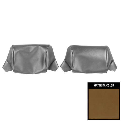 1969-1970 Chevrolet Impala 70 Saddle Bench Seat Head Rest Covers