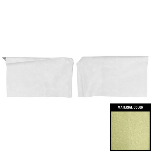 1969 Impala, Caprice; 2 Door Hardtop; Rear Arm Rest Covers; Light Green