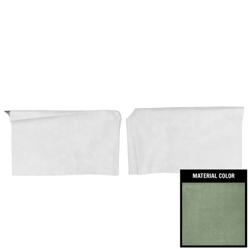 1969-70 Impala, Caprice; 2 Door Hardtop; Rear Arm Rest Covers; Dark Green