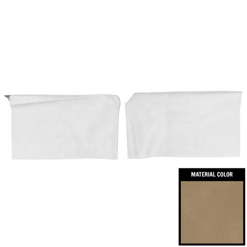 1970 Impala, Caprice; 2 Door Hardtop; Rear Arm Rest Covers; Sandalwood