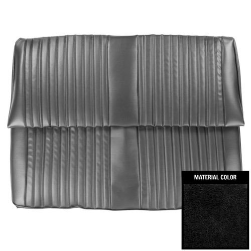 1969 Chevrolet Impala/SS Convertible Black Rear Bench Seat Cover
