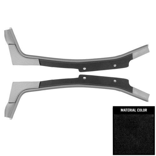 1969 Impala; 2 Door Hardtop/Convertible; Door Jamb Windlace; Black