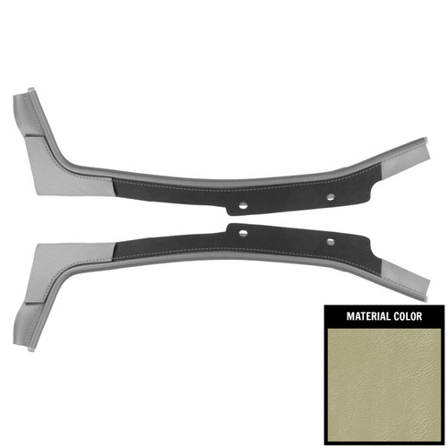 1969 Impala; 2 Door Hardtop/Convertible; Door Jamb Windlace; Parchment