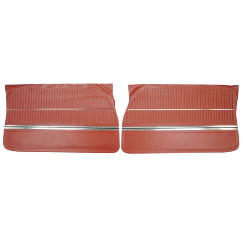 1969 Oldsmobile Cutlass 2-Door Sedan Red Front Door Panels