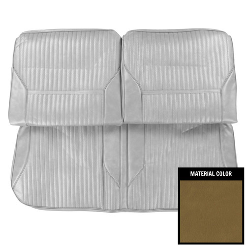 1969 Oldsmobile Cutlass Holiday/"S"/442 Mustard Gold Front Bench Seat Cover