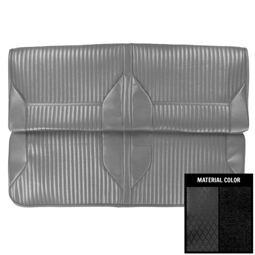 1969 Oldsmobile Cutlass; Holiday, S; Hardtop; Rear Bench Seat Cover; Black