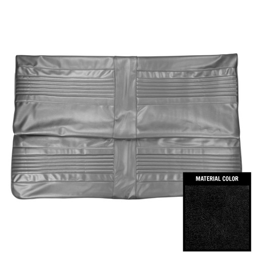 1969 Oldsmobile Cutlass F-85 Hardtop Black Rear Bench Seat Cover