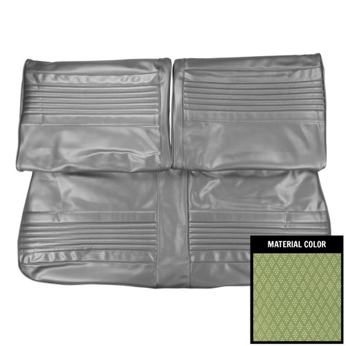 1969 Oldsmobile Cutlass F-85 Light Green Front Split Bench Seat Cover