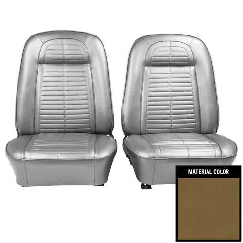 1969 Pontiac Firebird Mustard Gold Front Bucket Seat Covers