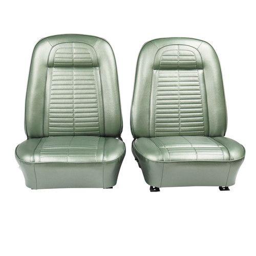 1969 Pontiac Firebird Dark Metallic Green Front Bucket Seat Covers
