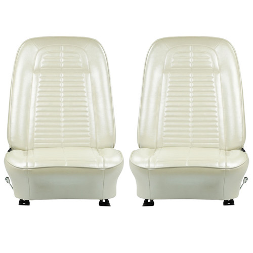 1969 Pontiac Firebird Parchment Front Bucket Seat Covers