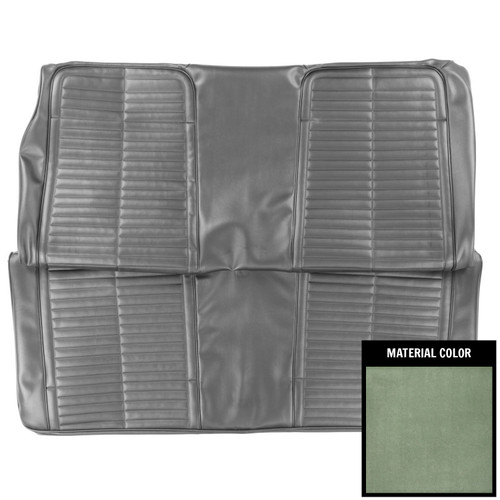 1969 Pontiac Firebird Dark Metallic Green Fold Down Rear Bench Seat Cover