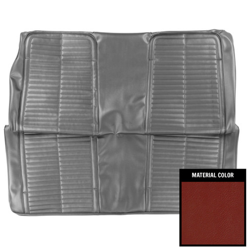 1968-69 Pontiac Firebird Red Fold Down Bench Seat Cover