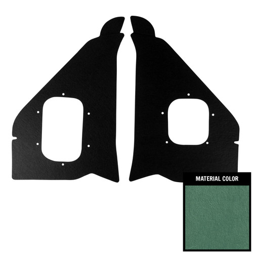 1956 Chevrolet Bel Air; Standard Kick Panels; Dark Aqua