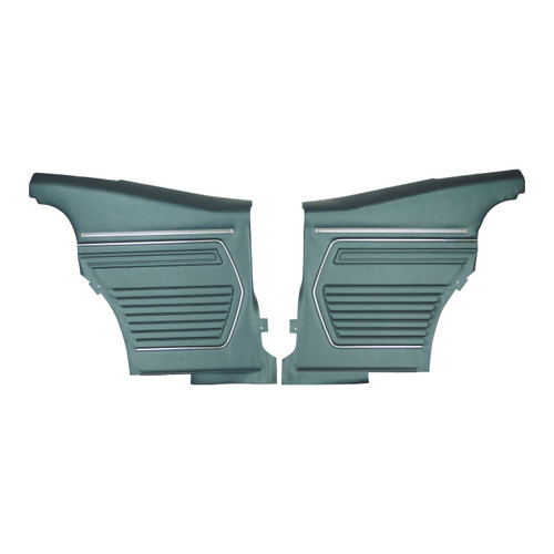 1969 Camaro Hardtop Pre-Assembled Platinum Standard Dark Blue Rear Side Panels