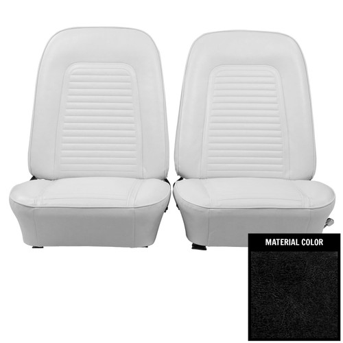1969 Chevrolet Camaro Standard Black Front Bucket Seat Covers
