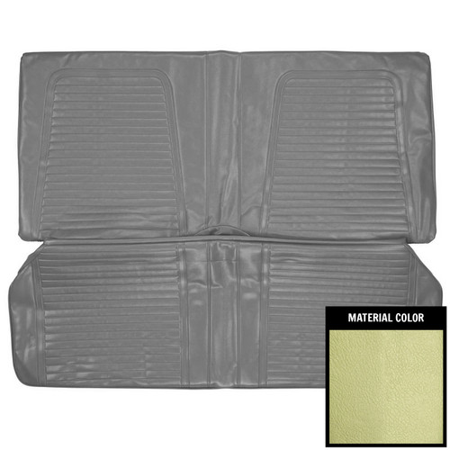 1969 Chevrolet Camaro Hardtop Standard Light Green Rear Bench Seat Cover