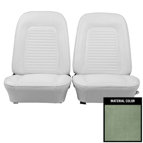 1969 Chevrolet Camaro Standard Dark Metallic Green Front Bucket Seat Covers