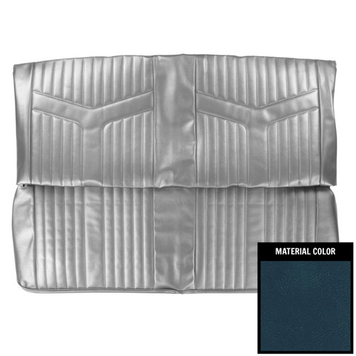 1969 Pontiac GTO Convertible Dark Blue Rear Bench Seat Cover