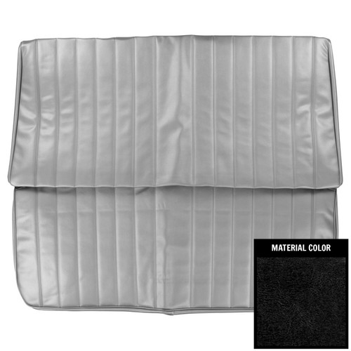 1969 Pontiac LeMans Hardtop Custom Black Rear Bench Seat Cover