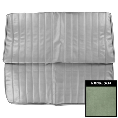 1969 Pontiac LeMans Convertible Custom Dark Metallic Green Rear Bench Seat Cover