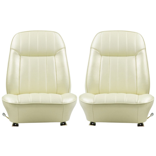1969 Pontiac Firebird Deluxe Parchment Pre-Assembled Front Bucket Seats