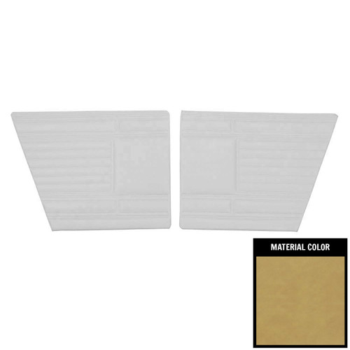 1969 Plymouth Barracuda; Fastback; Standard Rear Side Panels; Saddle