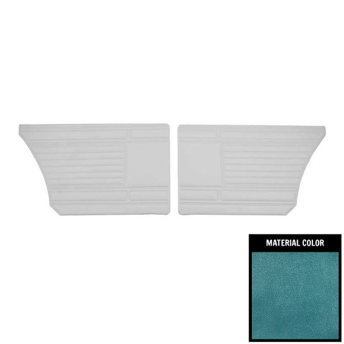 1969 Plymouth Barracuda; Notchback; Standard Rear Side Panels; Bright Blue