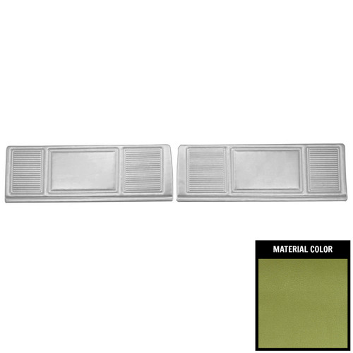 1969 Dodge Dart; GT, GTS; Front Door Panels; Light Metallic Green