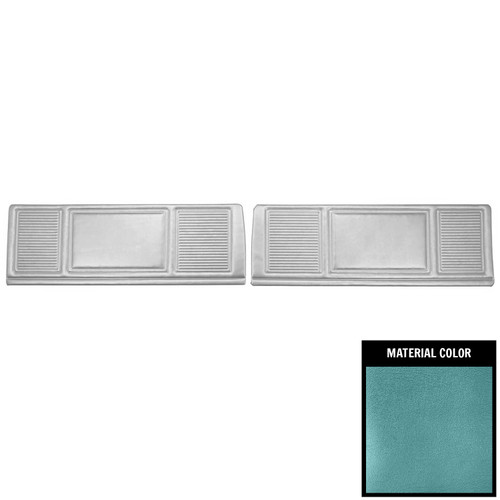 1969 Dodge Dart; GT, GTS; Front Door Panels; Light Metallic Blue