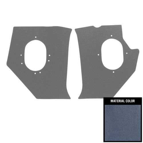 1958 Impala, Bel Air; Kick Panels; Dark Blue