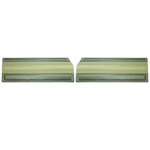 1969 Plymouth Road Runner, Satellite; Custom Décor; Frnt Door Pnls; 2-Tone Green