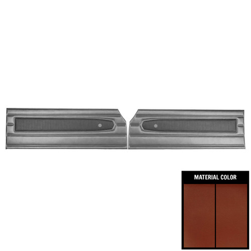 1969 Plymouth Road Runner, Belvedere; Front Door Panels; 2-Tone Blue (69KDV821)