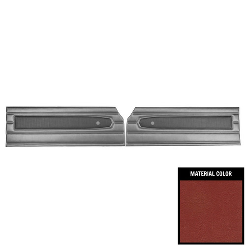 1969 Plymouth Road Runner, Belvedere; Front Door Panels; 2-Tone Blue (69KDV830)