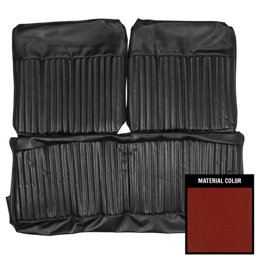 1969 Dodge Dart; w/o Arm Rest; Front Bench Seat Cover; Saddle