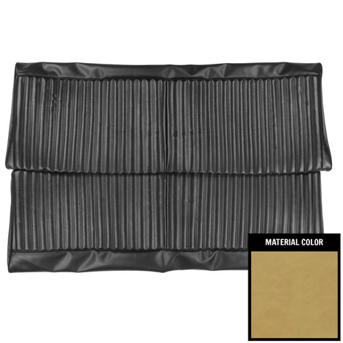 1969 Dodge Dart; Hardtop; Rear Bench Seat Cover; Saddle