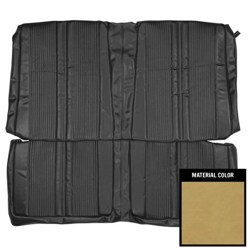 1969 Dodge Coronet; 440, Super Bee; Hardtop; Rear Bench Seat Cover; Saddle