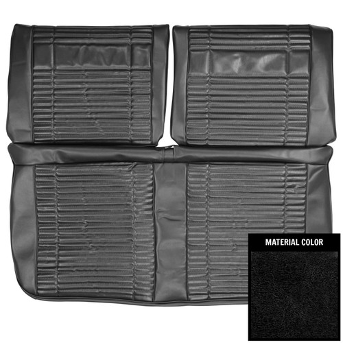 1969 Plymouth Road Runner, Satellite; w/o Armrst; Cust Déc; Frt Bnch St Cvr; Blk