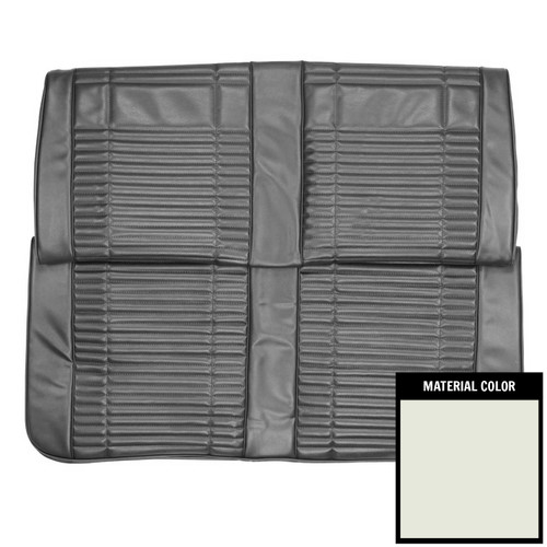 1969 Plymouth Road Runner, Satellite; Conv; Cust Décor; Rr Bench Seat Cvr; White