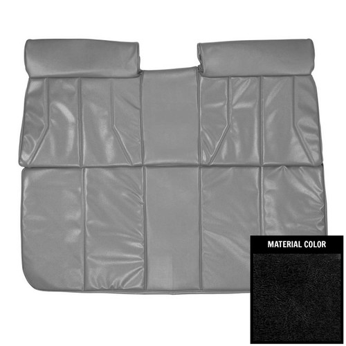 1969 Cadillac Deville Convertible Black Rear Bench Seat Cover