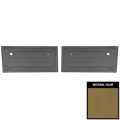 1969 Chevrolet Truck Pre Assembled Light Saddle Front Door Panels