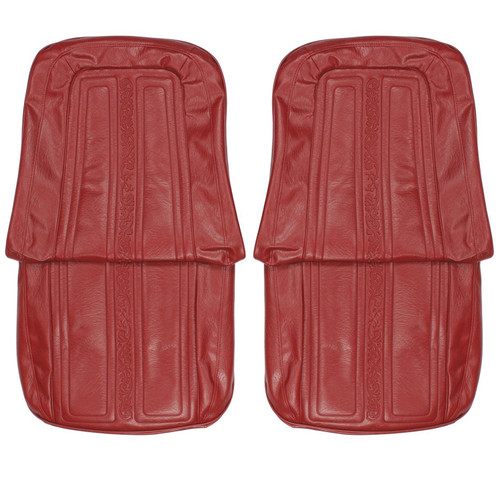 1969-1970 Chevrolet Truck Red Front Bucket Seat Covers