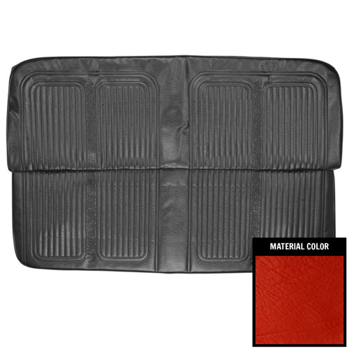 1969-1970 Chevrolet Truck Bright Red Front Bench Seat Cover