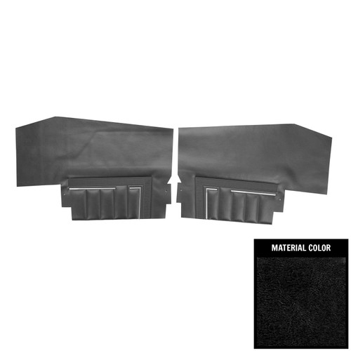 1969 Buick Skylark; Custom; Convertible; Standard Rear Side Panels; Black