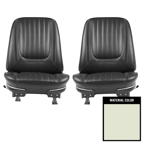 1969 Skylark/350/GS/Custom/455 Fawn Pre-Assembled Front Bucket Seats