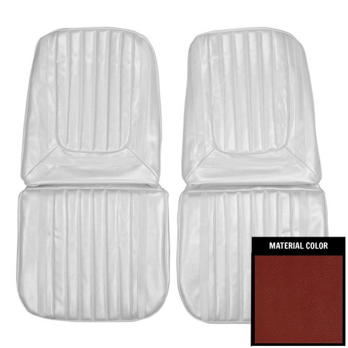 1969 Buick Skylark/GS Custom 400 Red Front Bucket Seat Covers