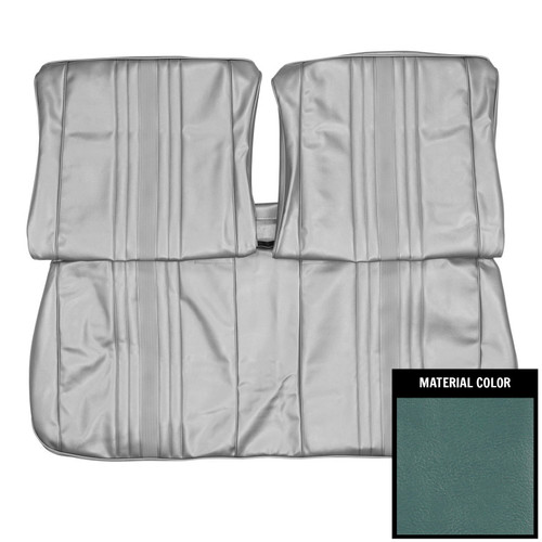 1969-1970 Nova SS/Custom Light Blue Front Bench Seat W/O Arm Rest Cover