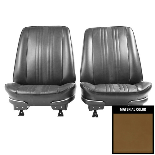 1969-1971 Chevrolet Nova SS/Custom Saddle Front Bucket Seat Covers